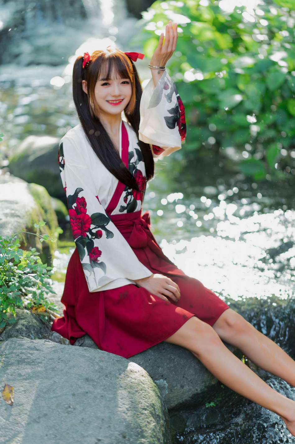 图片[2]-【免费】穿汉服的双马尾女孩【35P】20025-禾野套图