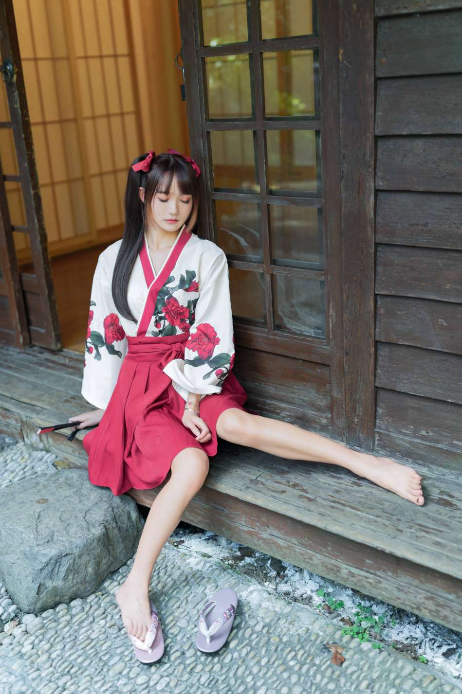 图片[3]-【免费】穿汉服的双马尾女孩【35P】20025-禾野套图