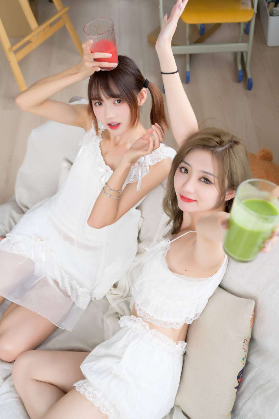 图片[3]-【免费】弹尤克里里的双马尾齐刘海女孩【35P】20024-禾野套图