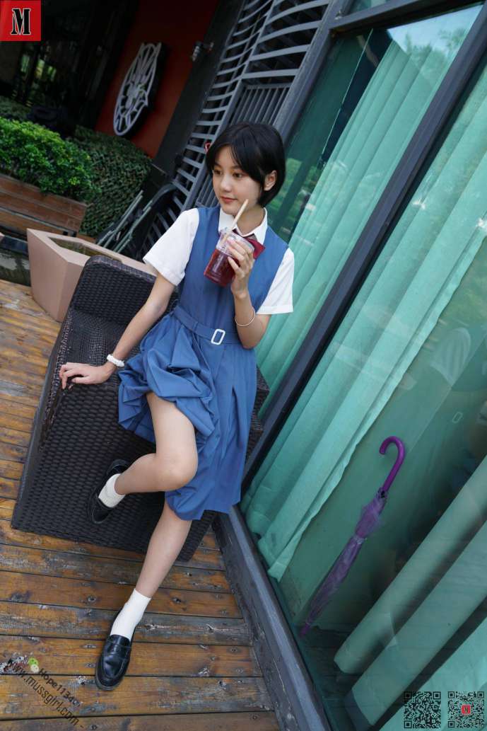 图片[2]-一副学生模样的短发姑娘【112P】20023-禾野套图