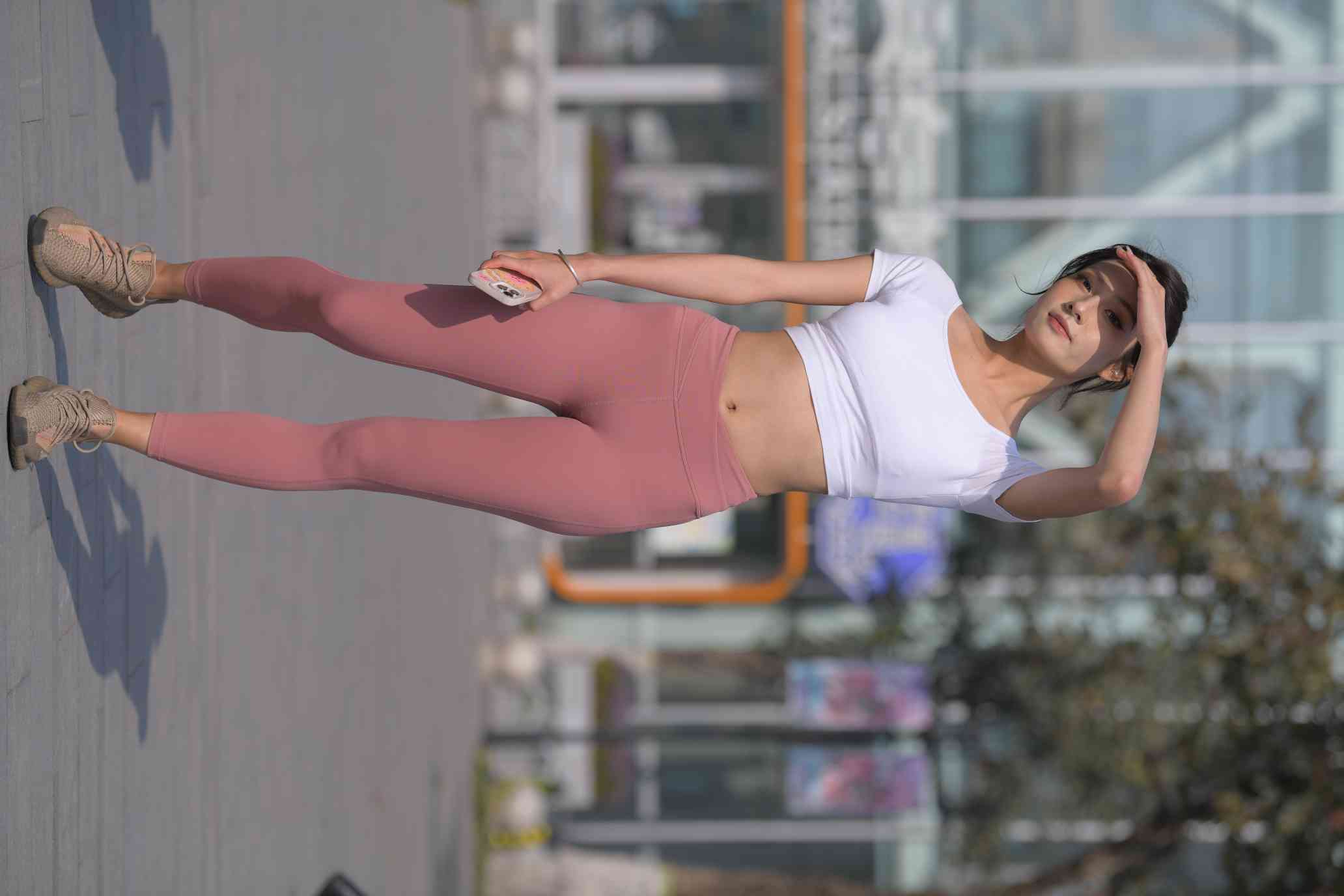 图片[4]-很漂亮的瑜伽裤女孩【419P】04013-禾野套图