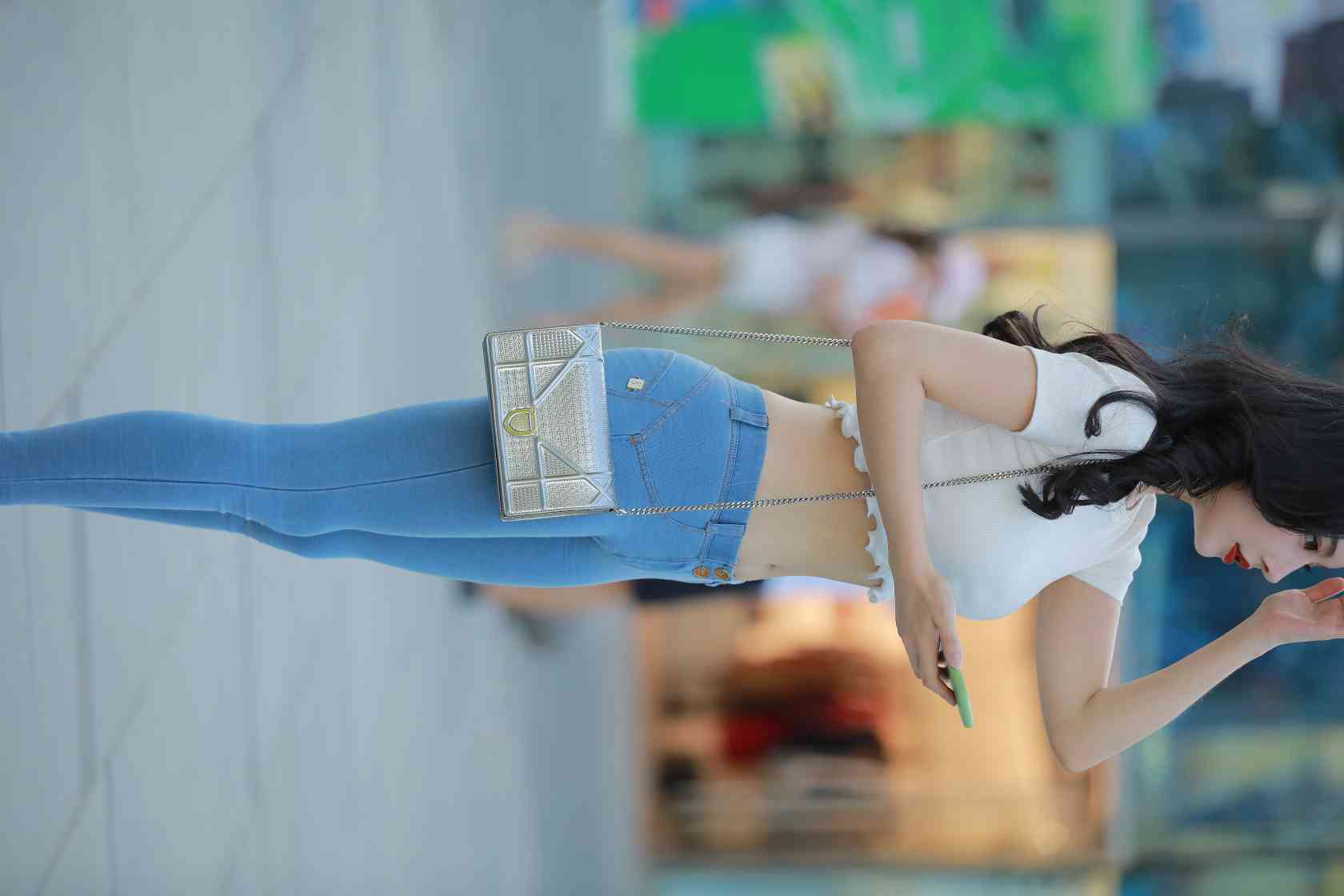 图片[3]-非常漂亮的紧身牛仔裤女孩【115P】04016-禾野套图