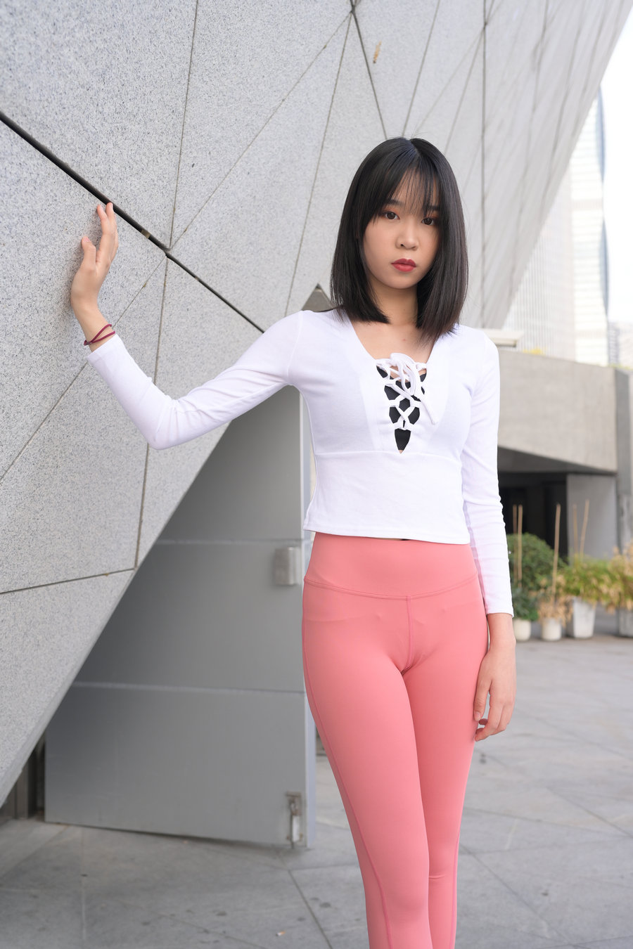 图片[3]-粉色瑜伽裤年轻女孩 J1311 417P17V-14.9GB-禾野套图