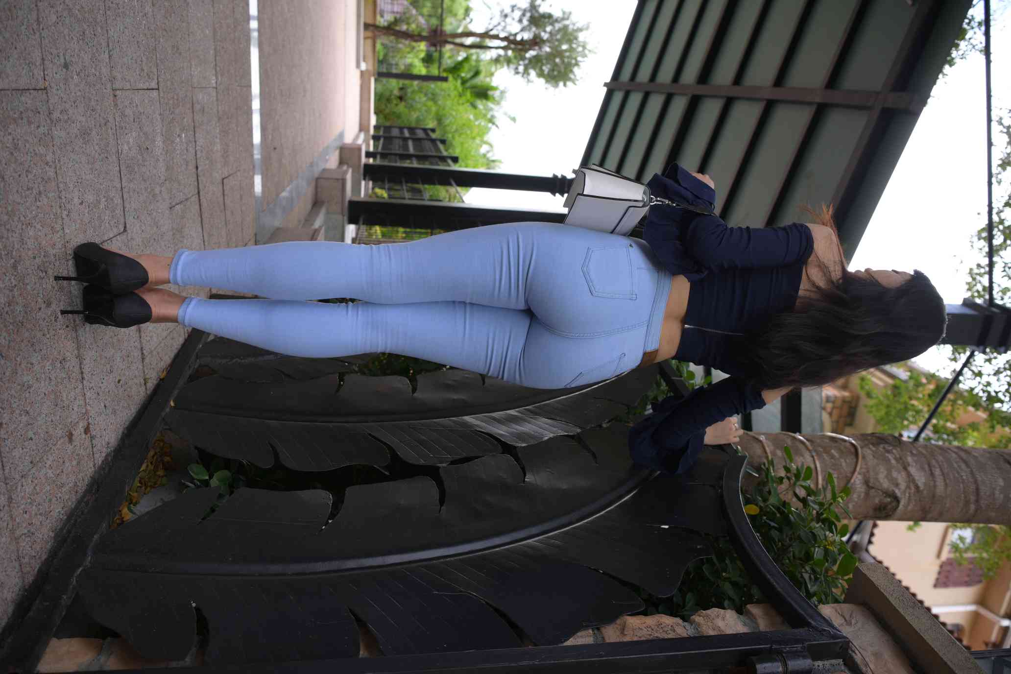 图片[3]-紧身牛仔裤女生【1127P】04027-禾野套图