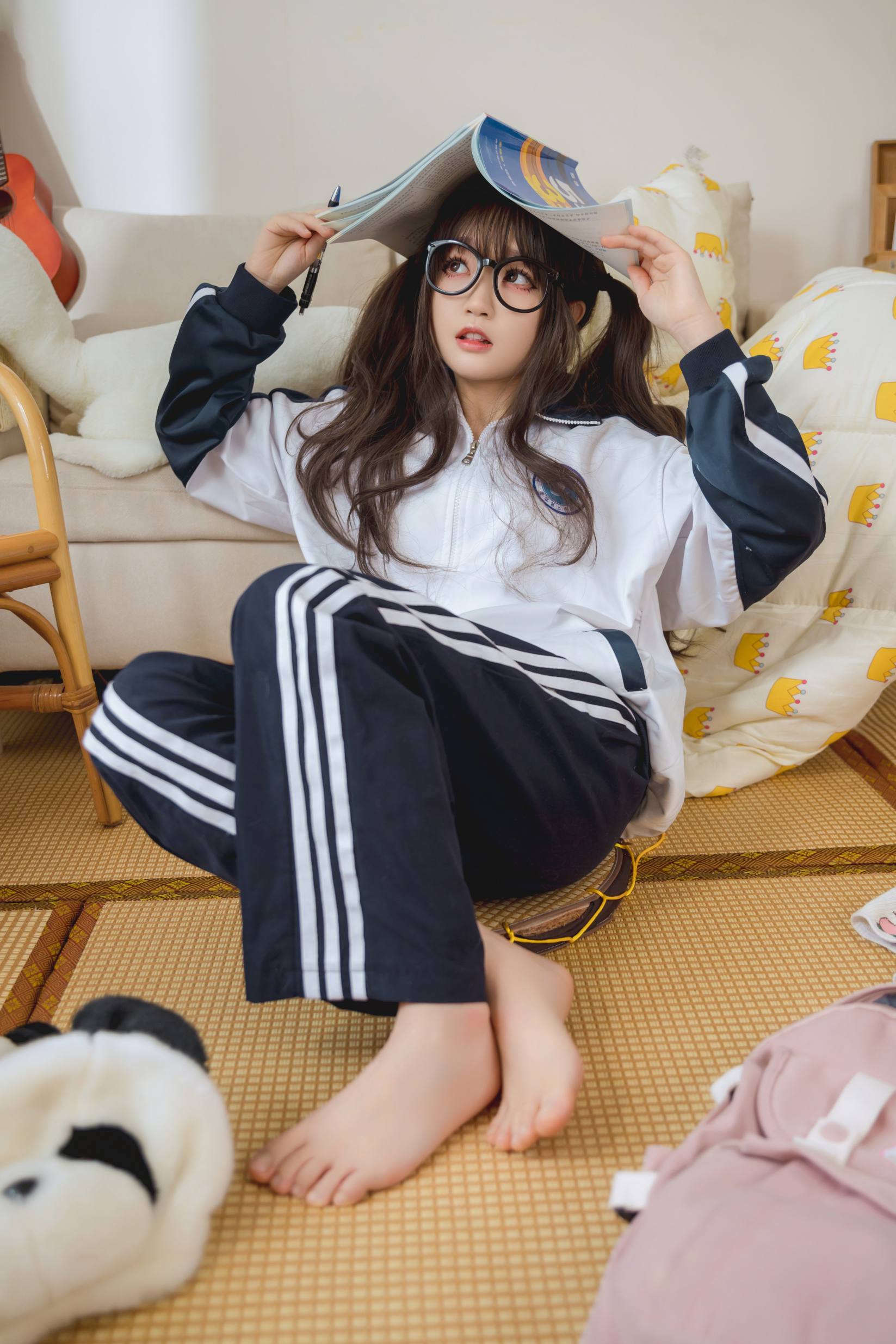 图片[5]-穿校服的双马尾女孩【64P】20010-禾野套图