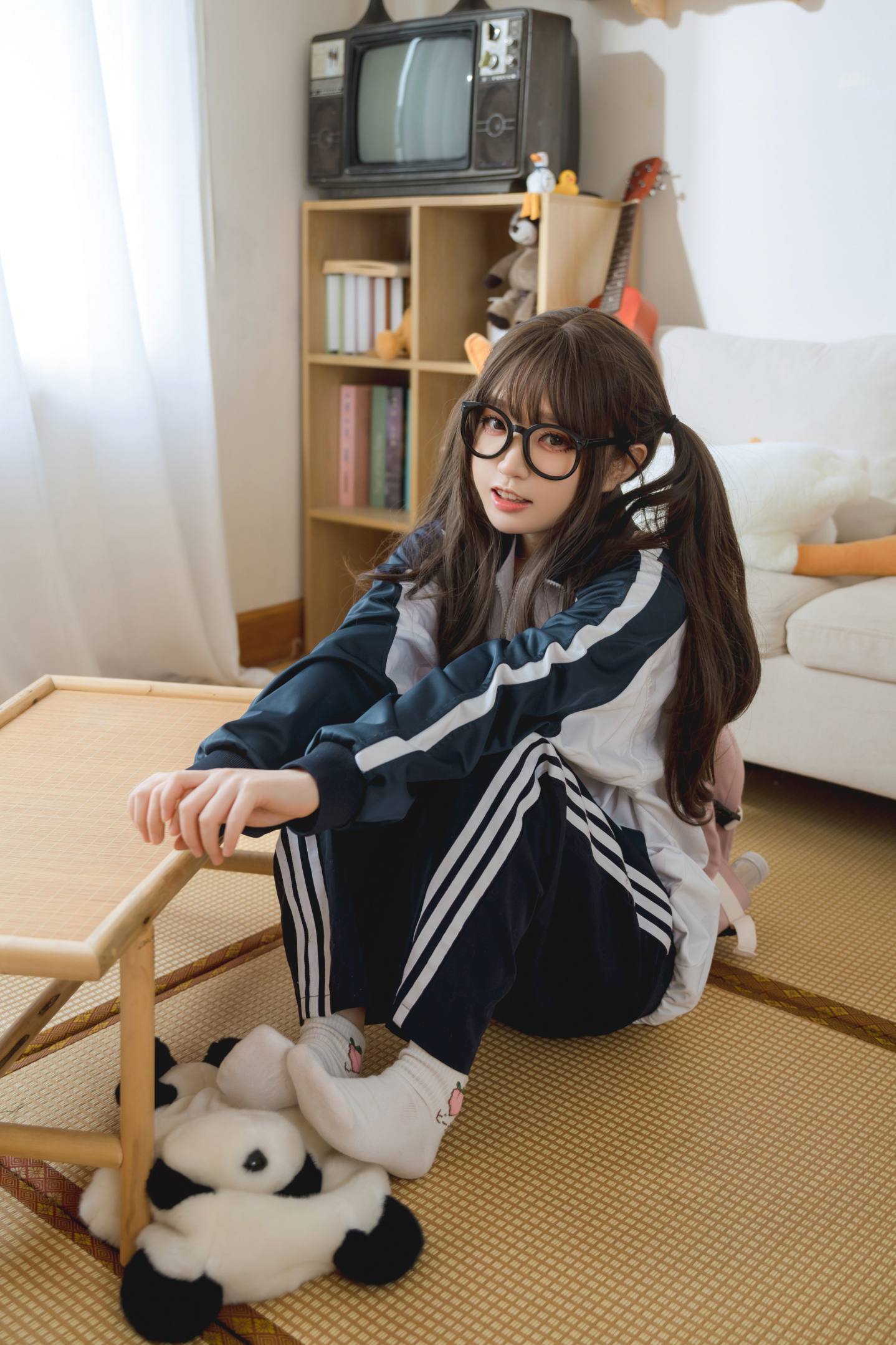 图片[2]-穿校服的双马尾女孩【64P】20010-禾野套图