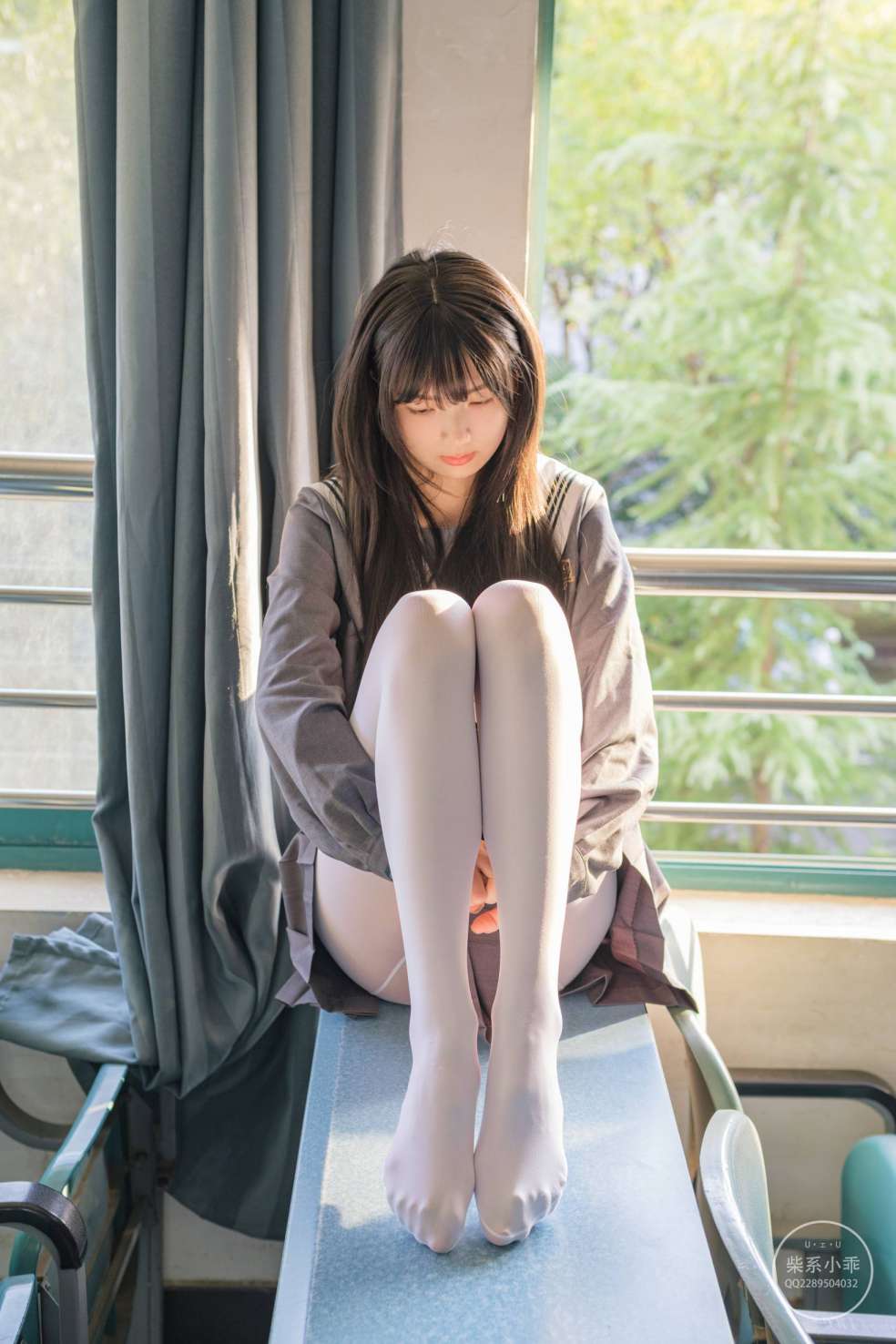 图片[1]-白丝清纯少女真的太可爱了【60P】20001-禾野套图