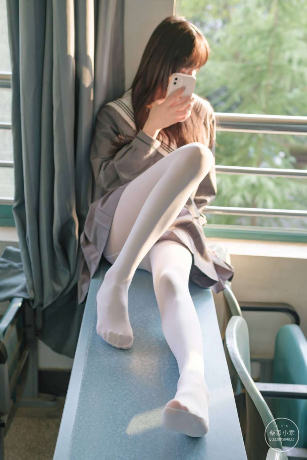 图片[6]-白丝清纯少女真的太可爱了【60P】20001-禾野套图