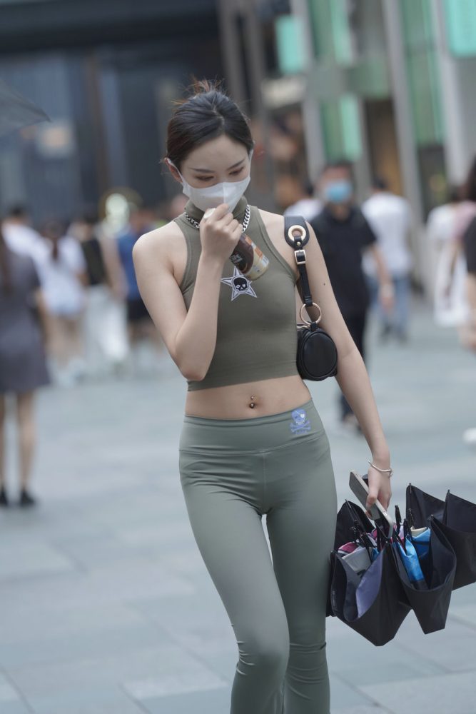 戴口罩的瑜伽裤小女人J3557 133P-1.43GB-禾野套图