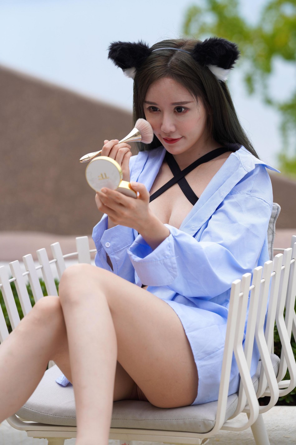 图片[5]-可爱的猫耳朵比基尼美少女【394P】00043-禾野套图