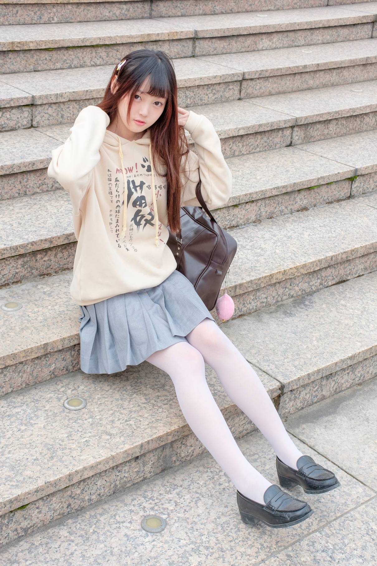 图片[1]-甜美的白丝女孩【131P】20007-禾野套图