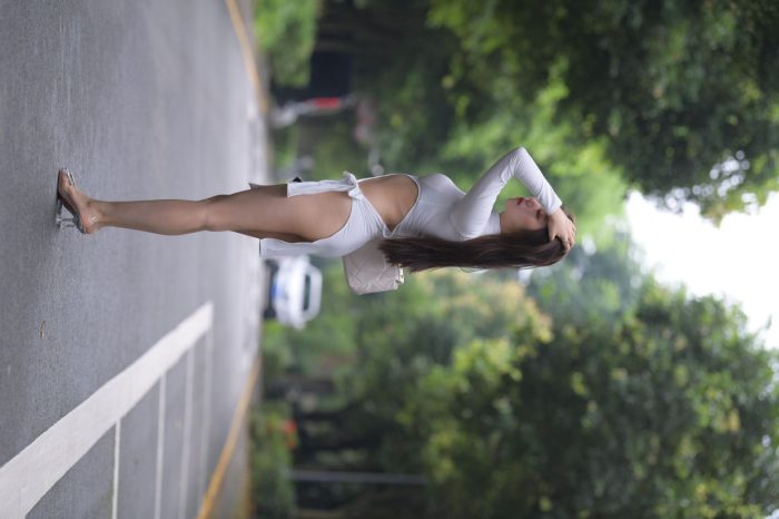 妹妹好漂亮的白色裙子【432P】00066-禾野套图