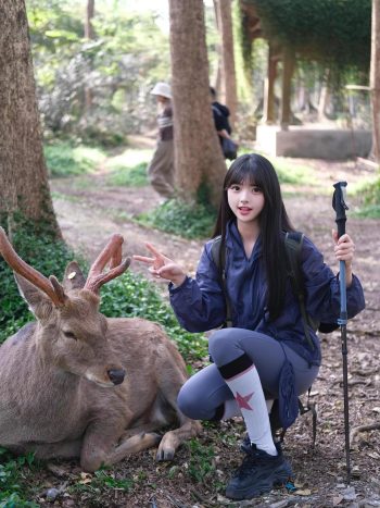 图片[5]-爱爬山的瑜伽裤MM，太甜美了！~-禾野套图