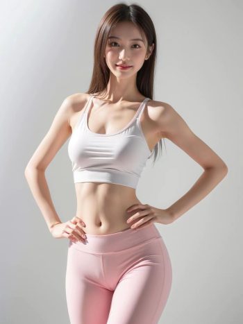 图片[17]-AI瑜伽裤清纯妹子系列图-禾野套图