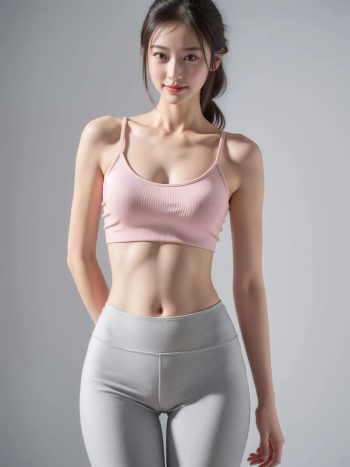 图片[13]-AI瑜伽裤清纯妹子系列图-禾野套图