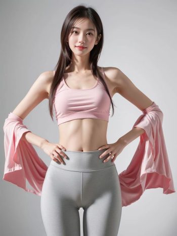 图片[8]-AI瑜伽裤清纯妹子系列图-禾野套图