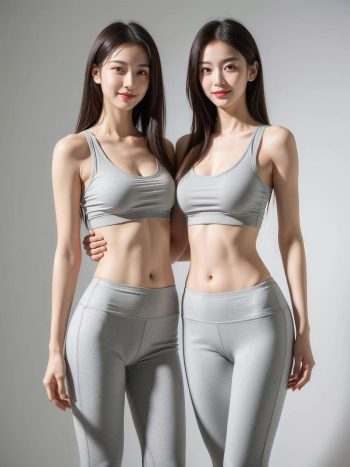 图片[9]-AI瑜伽裤清纯妹子系列图-禾野套图