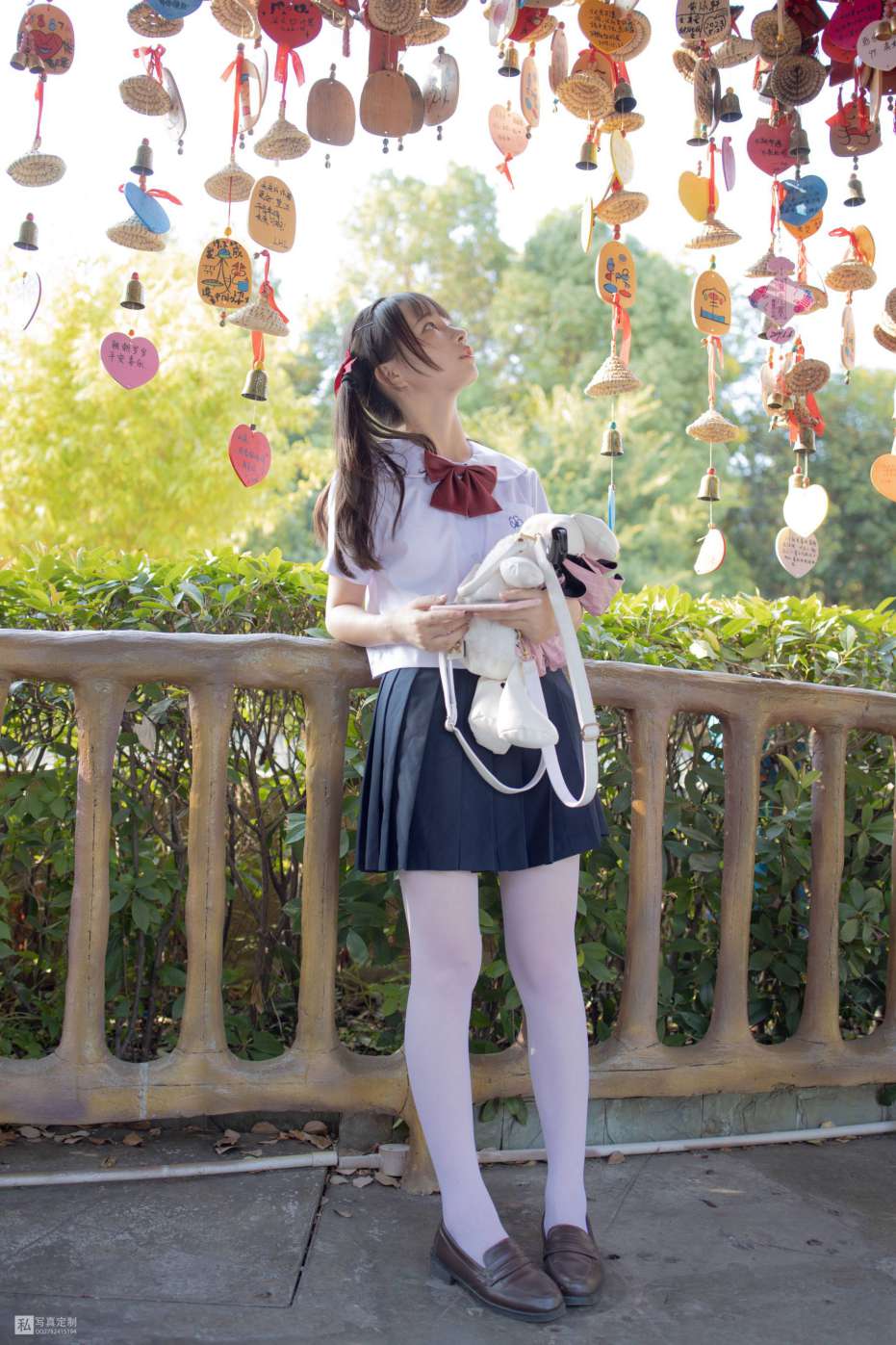 图片[5]-眼神好清澈的双马尾白丝女孩【75P】20019-禾野套图