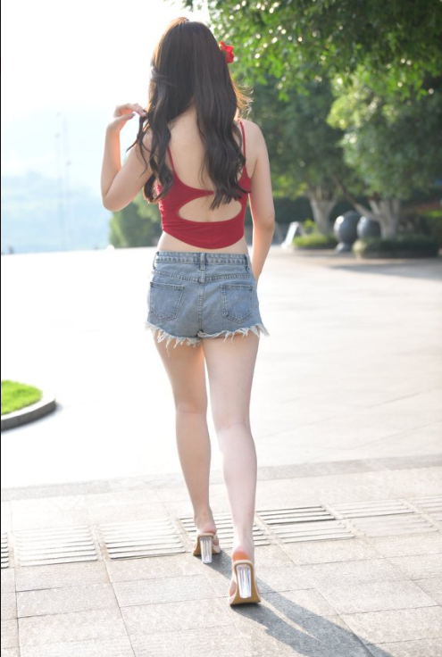 甜美牛仔裤女孩【157P】P0223-禾野套图