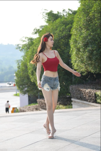 图片[3]-甜美牛仔裤女孩【157P】P0223-禾野套图